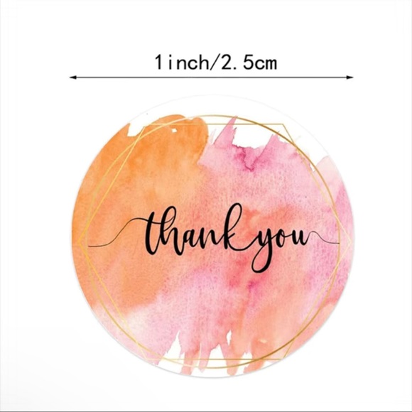 2/12 Thank You Stickers - Picture 2 of 2